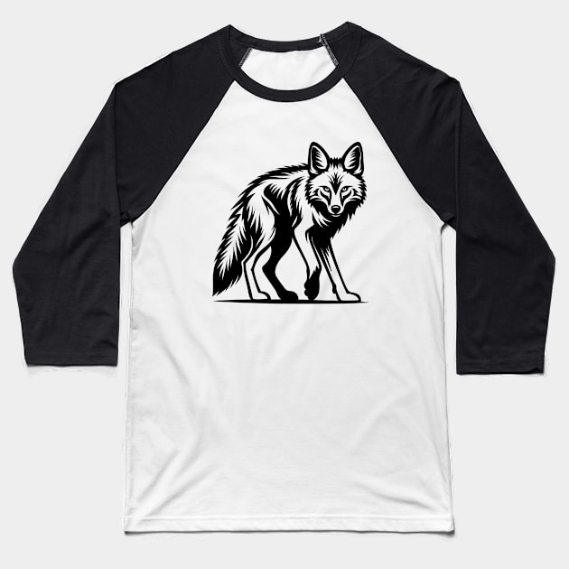 Coyote Baseball T-Shirt by KayBee Gift Shop